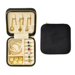 TAIMY High Quality Velvet Mini Vintage Travel Portable Girl Custom Logo Jewelry Box Jewelry Gifts Packaging Storage Case