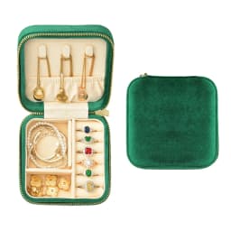 TAIMY High Quality Velvet Mini Vintage Travel Portable Girl Custom Logo Jewelry Box Jewelry Gifts Packaging Storage Case