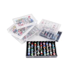 Acrylic Trollbeads Collection Overview Jewelry Storage Box Bracelet Beads Play Tray Organizer Case for Rondelles Charms Holder