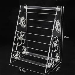 Acrylic Trollbeads Collection Overview Jewelry Storage Box Bracelet Beads Play Tray Organizer Case for Rondelles Charms Holder
