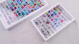 Acrylic Trollbeads Collection Overview Jewelry Storage Box Bracelet Beads Play Tray Organizer Case for Rondelles Charms Holder
