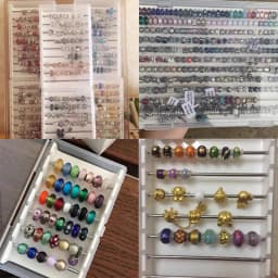 Acrylic Trollbeads Collection Overview Jewelry Storage Box Bracelet Beads Play Tray Organizer Case for Rondelles Charms Holder