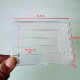 Acrylic Trollbeads Collection Overview Jewelry Storage Box Bracelet Beads Play Tray Organizer Case for Rondelles Charms Holder