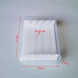 Acrylic Trollbeads Collection Overview Jewelry Storage Box Bracelet Beads Play Tray Organizer Case for Rondelles Charms Holder