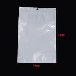 20-50pcs White Plastic Self Sealing Jewelry Bag Ring Necklace Bracelet Ziplock Storage Holder Bag Anti-oxidation Jewelry Bag