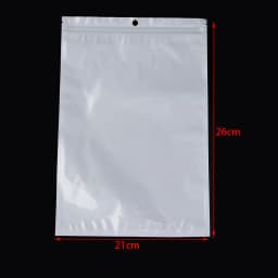 20-50pcs White Plastic Self Sealing Jewelry Bag Ring Necklace Bracelet Ziplock Storage Holder Bag Anti-oxidation Jewelry Bag