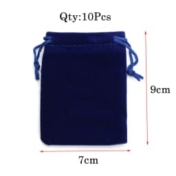 10pcs/lot Fashion 7*9cm Velvet Bag Drawstring Pouch Black/Red Calabash Jewelry Packing Bags Wedding/Christmas Gift Bag F3991