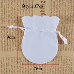 10pcs/lot Fashion 7*9cm Velvet Bag Drawstring Pouch Black/Red Calabash Jewelry Packing Bags Wedding/Christmas Gift Bag F3991