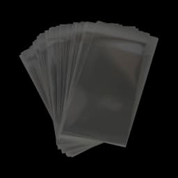 50pcs 6.4x4cm Jewelry Cards with Stainless Steel White Paper Retail Chain Earring Display Bag for Selling Stand Storage Material
