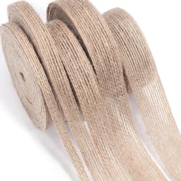 1-10Meter Natural Jute Burlap Ribbons Vintage Linen Burlap Fabric Ribbon for Handmade Crafts Wedding Bouquet Gifts Packaging Bow