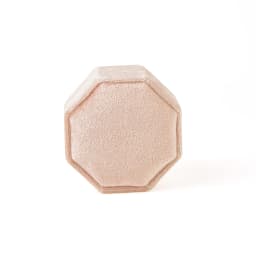 TAIMY Mini Velvet Octagon Custom Logo Jewelry Box Muti Color Three Slots Double Ring Box Wedding Marry Gifts Ring Case
