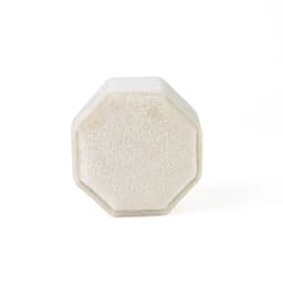 TAIMY Mini Velvet Octagon Custom Logo Jewelry Box Muti Color Three Slots Double Ring Box Wedding Marry Gifts Ring Case