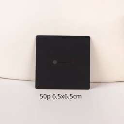 33 Types 50Pcs Square Kraft Cardboards Jewelry Display Card for Earring Label Holder Stand Small Business Packaging Wholesale