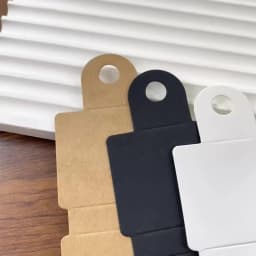 50 Pcs 5x12.5cm Earrings Jewelry Display Kraft Paper Fold Card With Or Without Bags Wholesale Packaging Official-website Design
