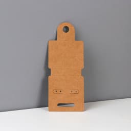 50 Pcs 5x12.5cm Earrings Jewelry Display Kraft Paper Fold Card With Or Without Bags Wholesale Packaging Official-website Design