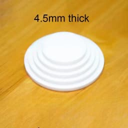 Colorful 4.5mm thick Round Acrylic Plate Jewelry Tray Jewelry Display Organizer Bracelet Necklace Stand Ring Earring Holder