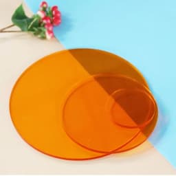 Colorful 4.5mm thick Round Acrylic Plate Jewelry Tray Jewelry Display Organizer Bracelet Necklace Stand Ring Earring Holder
