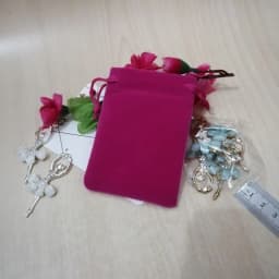100pcs/Lot Multicolor Velvet Bags Jewellery Pouches 5x7 7x9 9x12 cm Drawstring Gifts Bags Christmas Wedding Gifts Packaging Bags