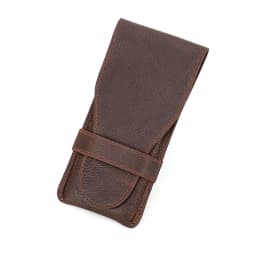 Vintage Genuine Leather 3-Finger Cigars Holder Portable Humidor Box With Cutter Case For Men Men's Gift Box/Gift Bag