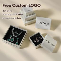 9*9 Free Personalized Jewelry Boxes,custom Your Logo Text,Jewelry Gift Packaging Box,Jewelry Storage Boxs,Pendant Box,Wholesale