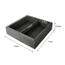 Soft Velvet Jewelry Storage Tray Earring Brooch Cufflinks Organizer Case Ring Pendant Small Item Holder 11*11cm