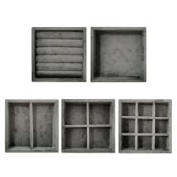 Soft Velvet Jewelry Storage Tray Earring Brooch Cufflinks Organizer Case Ring Pendant Small Item Holder 11*11cm