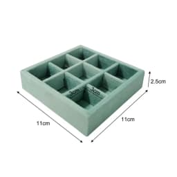 Soft Velvet Jewelry Storage Tray Earring Brooch Cufflinks Organizer Case Ring Pendant Small Item Holder 11*11cm