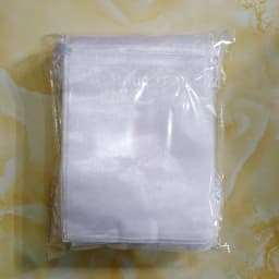 50pcs/lot 15x20 17x23 20x30 25x35CM Big Drawable Organza Bags Jewelry Packaging Bags Wedding Party Decoration Gift Bag Favor Bag