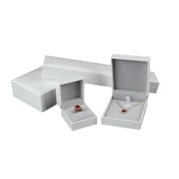 Finest Leatherette Jewelry Ring Earring Bracelet Pendant Necklace Gift Display Packaging Box Jewellery Present Storage Organizer