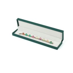 Finest Leatherette Jewelry Ring Earring Bracelet Pendant Necklace Gift Display Packaging Box Jewellery Present Storage Organizer