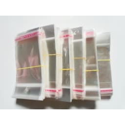 1000pcs/lot Clear Self Adhesive Seal Plastic Bags Transparent Resealable Cellophane Poly Packing Bags OPP Bag With Hanging Hole