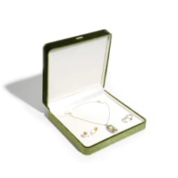 High Grade Retro Velvet Jewelry Organizer Box Ring Earrings Bracelet Necklace Storage Gift Jewelry Packaging Case