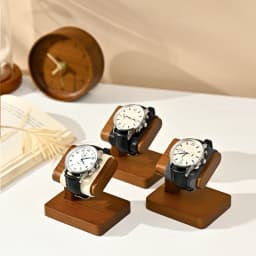 Oirlv Wooden Watch Stand Bracelet Display Rack Jewelry Storage Electronic Watch Holder Jewelry Retail Stores Watch Holder Gift