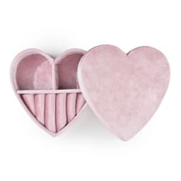 TAIMY European Retro Heart Shape Velvet Ring Jewelry Box Birthdays Valentine Wedding Personalise Gifts Display Packaging Case