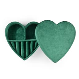 TAIMY European Retro Heart Shape Velvet Ring Jewelry Box Birthdays Valentine Wedding Personalise Gifts Display Packaging Case