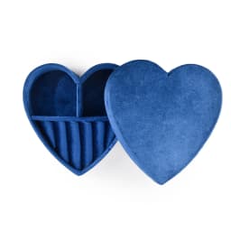 TAIMY European Retro Heart Shape Velvet Ring Jewelry Box Birthdays Valentine Wedding Personalise Gifts Display Packaging Case