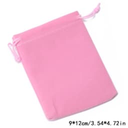 10pcs 7x9cm 9x12cm Velvet Bag Drawstrings Pouches Favor Bag Jewelry Gift Display Packing Bags Flannel Sachet Fabric Jewelry Bag