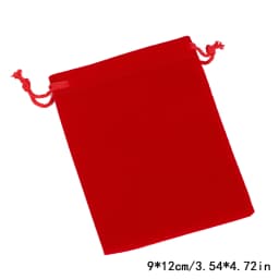 10pcs 7x9cm 9x12cm Velvet Bag Drawstrings Pouches Favor Bag Jewelry Gift Display Packing Bags Flannel Sachet Fabric Jewelry Bag