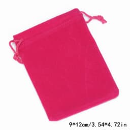 10pcs 7x9cm 9x12cm Velvet Bag Drawstrings Pouches Favor Bag Jewelry Gift Display Packing Bags Flannel Sachet Fabric Jewelry Bag