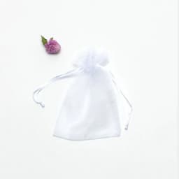 Wholesale 50pcs/lot Adjustable Organza Bag 5x7cm 7x9cm 9x12cm 10x15cm Drawstring Jewelry Packaging Candy Wedding Gifts Pouches