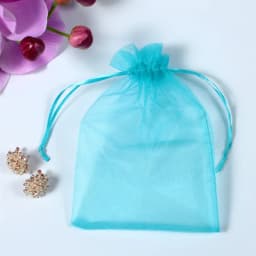 Wholesale 50pcs/lot Adjustable Organza Bag 5x7cm 7x9cm 9x12cm 10x15cm Drawstring Jewelry Packaging Candy Wedding Gifts Pouches