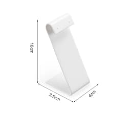 Elegant White Leather Earrings Bracelet Jewelry Display Holder Showcase Ring Stand Tray Pendant Necklace Mannequin Bust Model