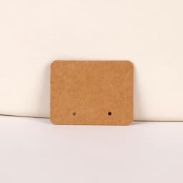 26Types 50Pcs Necklace Earrings Jewelry Display Kraft Paper Blank Card Label Wholesale Packaging Handmade DIY Accessory Supplier