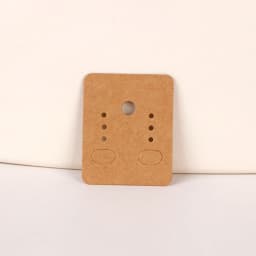 26Types 50Pcs Necklace Earrings Jewelry Display Kraft Paper Blank Card Label Wholesale Packaging Handmade DIY Accessory Supplier