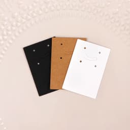 26Types 50Pcs Necklace Earrings Jewelry Display Kraft Paper Blank Card Label Wholesale Packaging Handmade DIY Accessory Supplier
