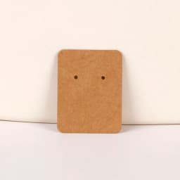 26Types 50Pcs Necklace Earrings Jewelry Display Kraft Paper Blank Card Label Wholesale Packaging Handmade DIY Accessory Supplier