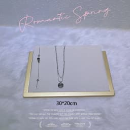 Jewelry Store Window Jewelry Display Case Fashion White Flannelette Head Jewelry Display Rack Ring Necklace Display Rack