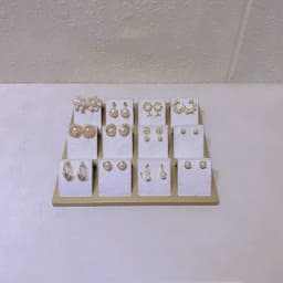 Jewelry Store Window Jewelry Display Case Fashion White Flannelette Head Jewelry Display Rack Ring Necklace Display Rack