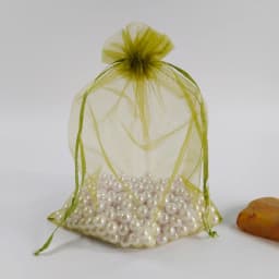 100pcs Organza Pouch 15x20 17x23 20x30 25x35cm Drawable Organza Bags Jewelry Packaging Bags Wedding Party Gift Bag Favor Bags
