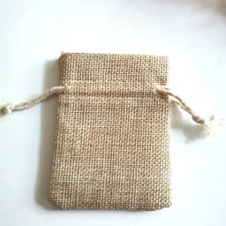 50pcs Small Natural Gift Bags jewelry packing bags Jute Linen Drawstring Pouch Gift Bag Handmade Wedding Party Jewelry Gift Bags